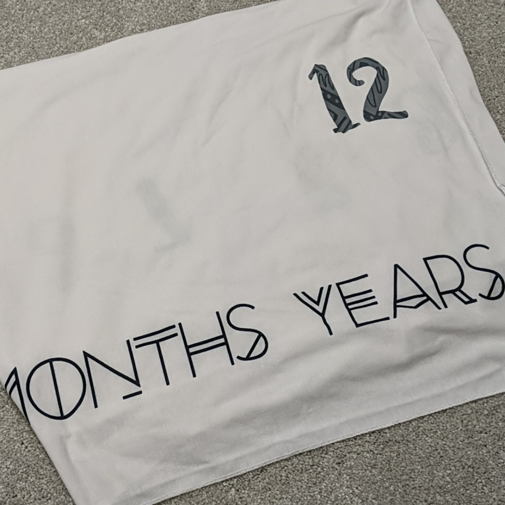 Baby day week month year milestone blanket